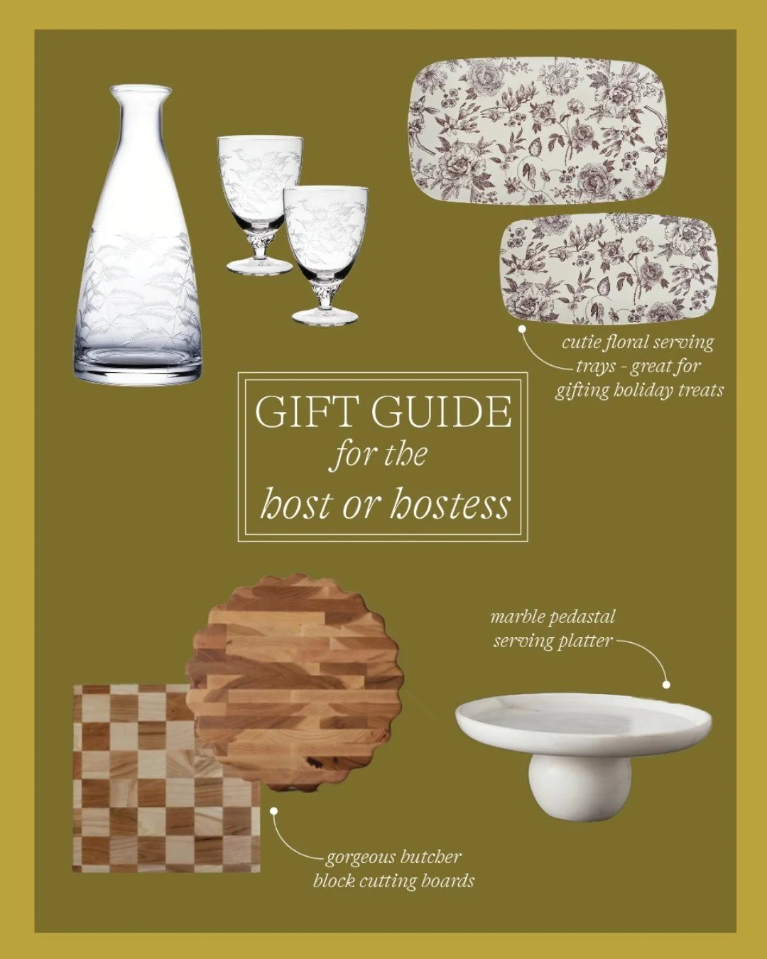 Great gifties for the host or hostess in your life ✨
. 
#scenicthestoriedhome #newproductalert #giftguide #holidaygifts #holidayhosting #gardening #flowers #boise #idaho #downtownboise