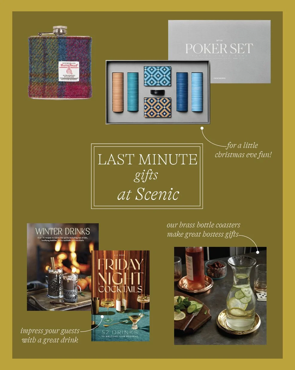 Don&rsquo;t forget - we&rsquo;re open today from 10&ndash;5 for all your last-minute gifting needs! We still have lots of great things in stock and can wrap in-store, so you&rsquo;ll be set and on your way to enjoy the holidays!
. 
#scenicthestoriedh