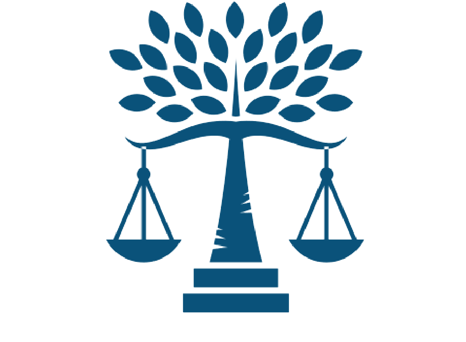 Icon of a balanced scale, symbolizing justice or law