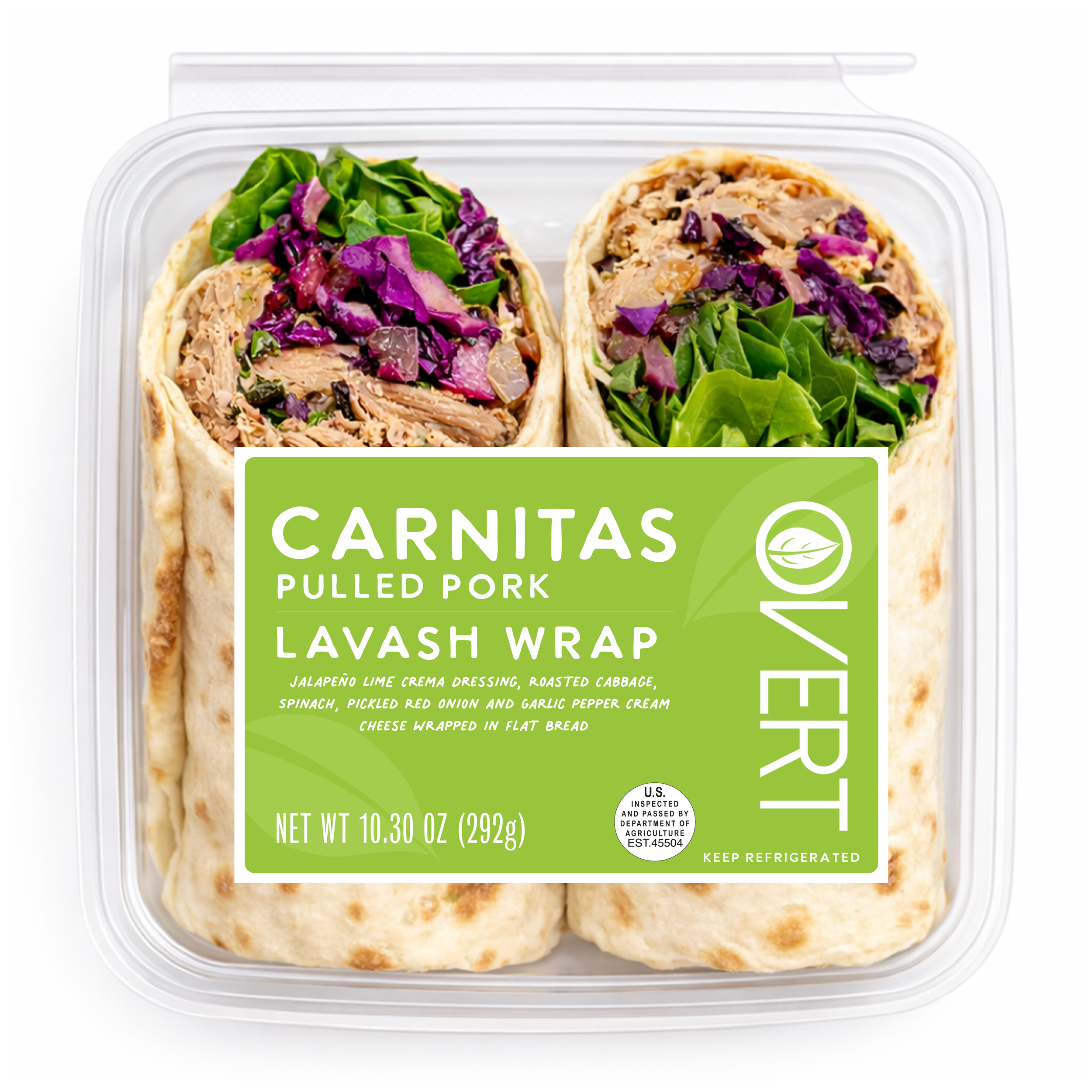 Braised Pork Shoulder Lavash Wrap