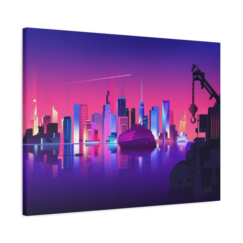 City Lights Canvas — Jonni Kauai