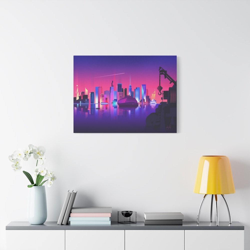 City Lights Canvas — Jonni Kauai