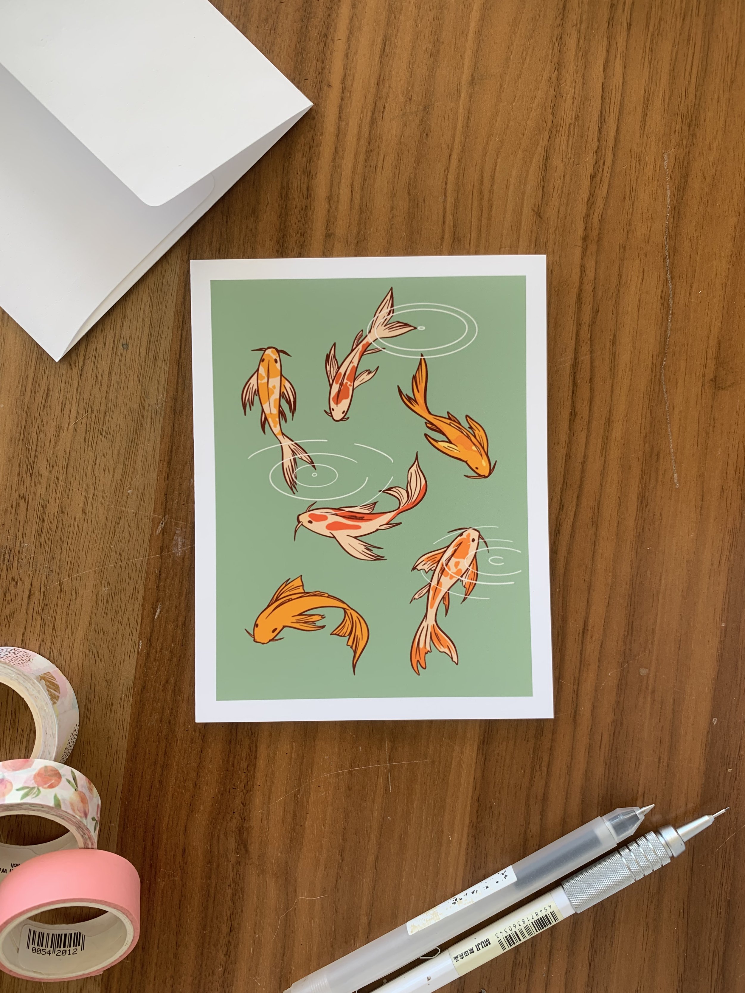 koi green greeting card photo.jpeg
