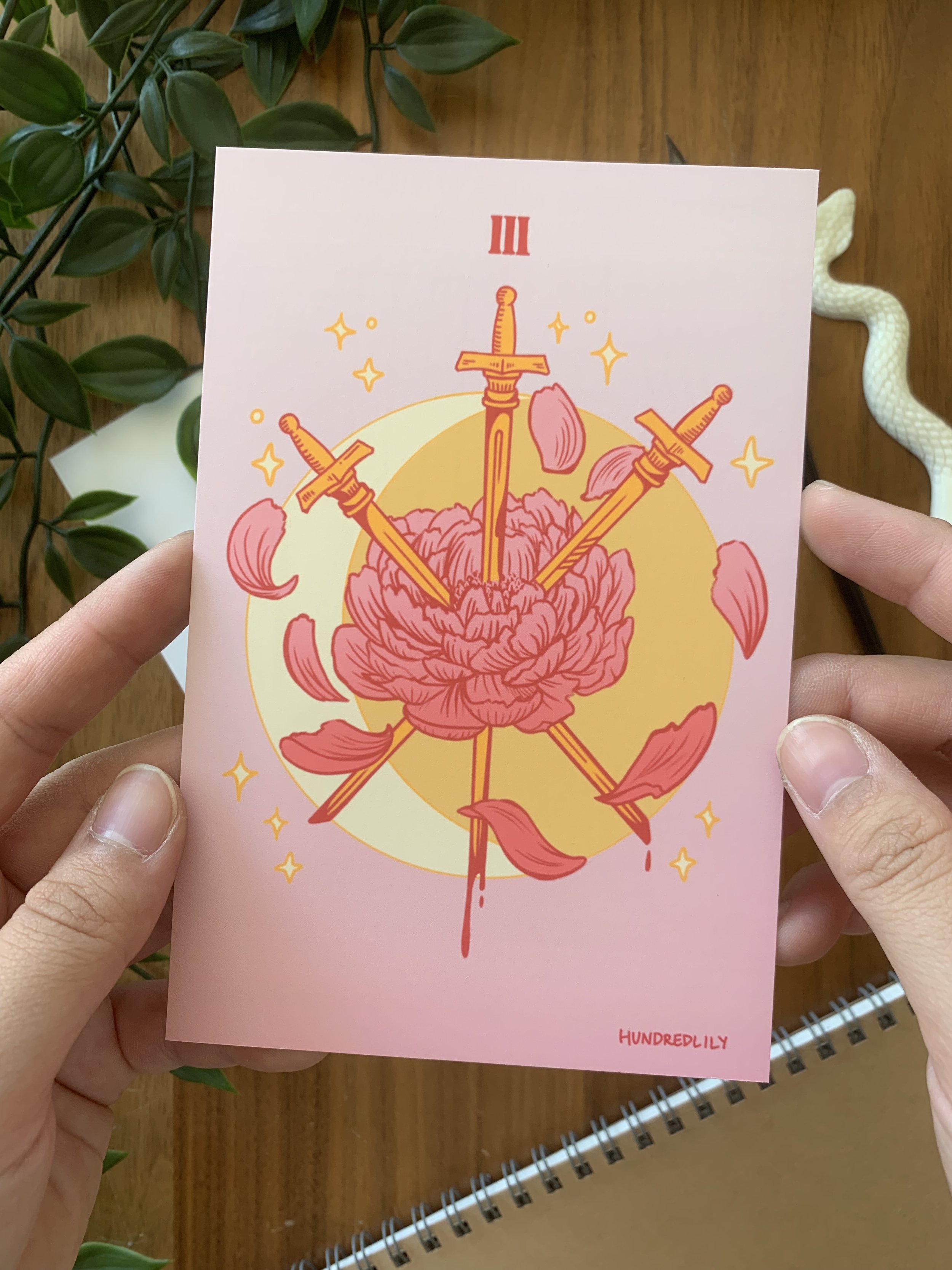 tarot 3 swords postcard photo closeup.jpeg