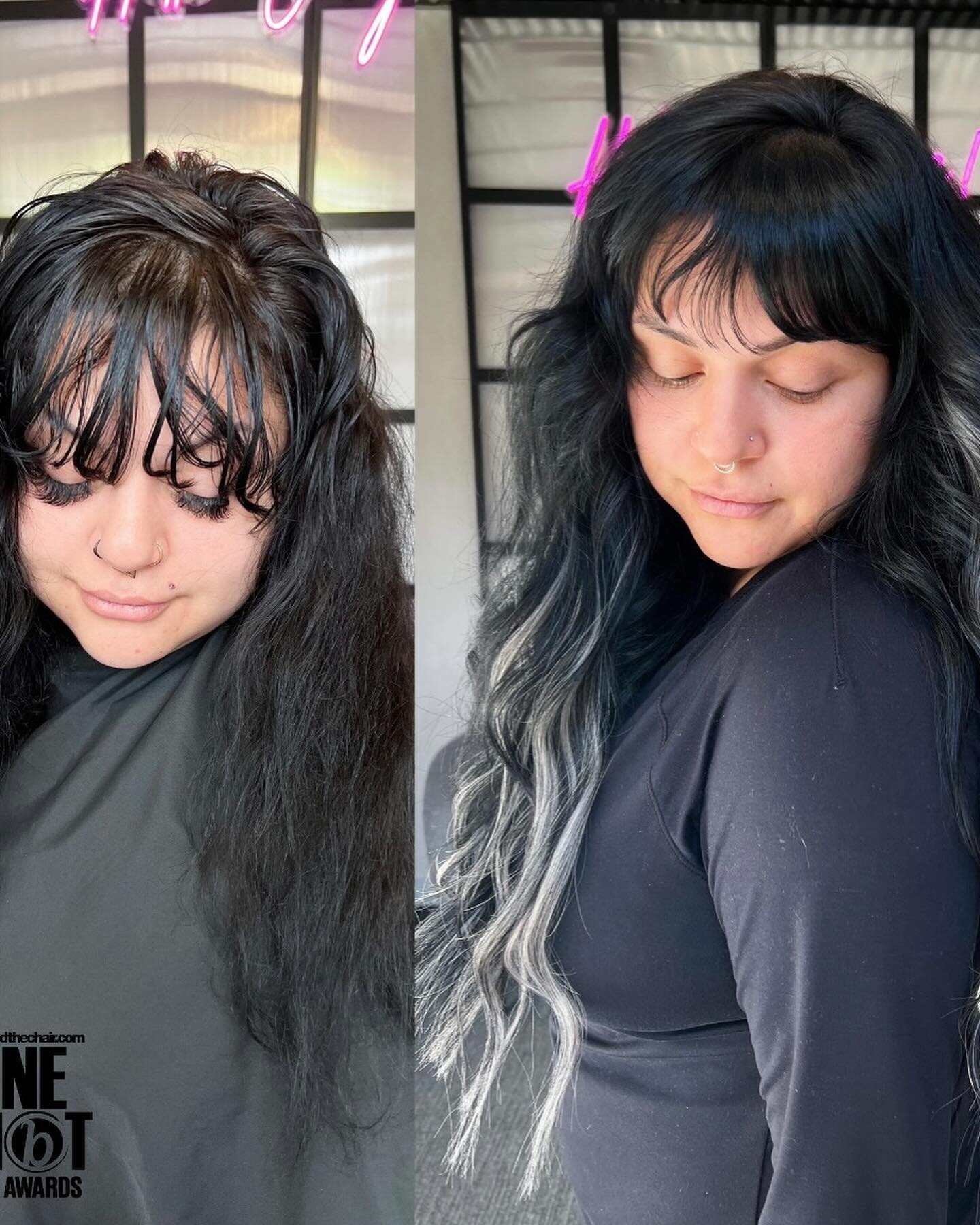 🖤🤍 Before &amp; After 🖤🤍

Extensions can be for more than just volume &amp; length!

We are obsessed with the platinum extensions that adds the pop of color 🤍

#btconeshot2024_colortransformation #btconeshot2024_extensions #hairtransformation #h