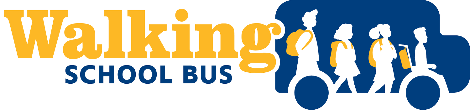 Walking+School+Bus+Logo+Horizontal image