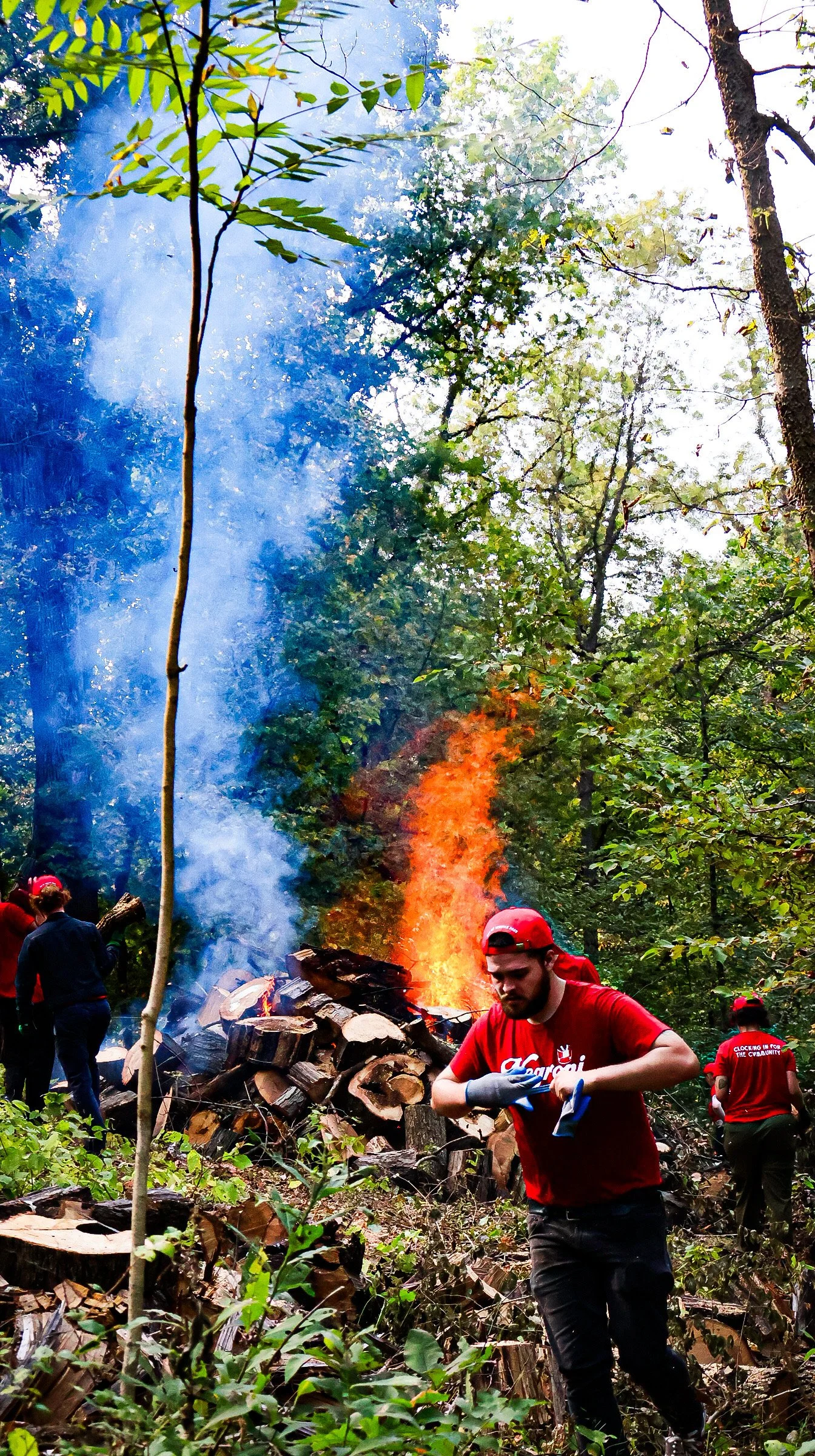 Fontenelle Forest Cleanup Turns Up the Heat with Omaha Bars .JPG