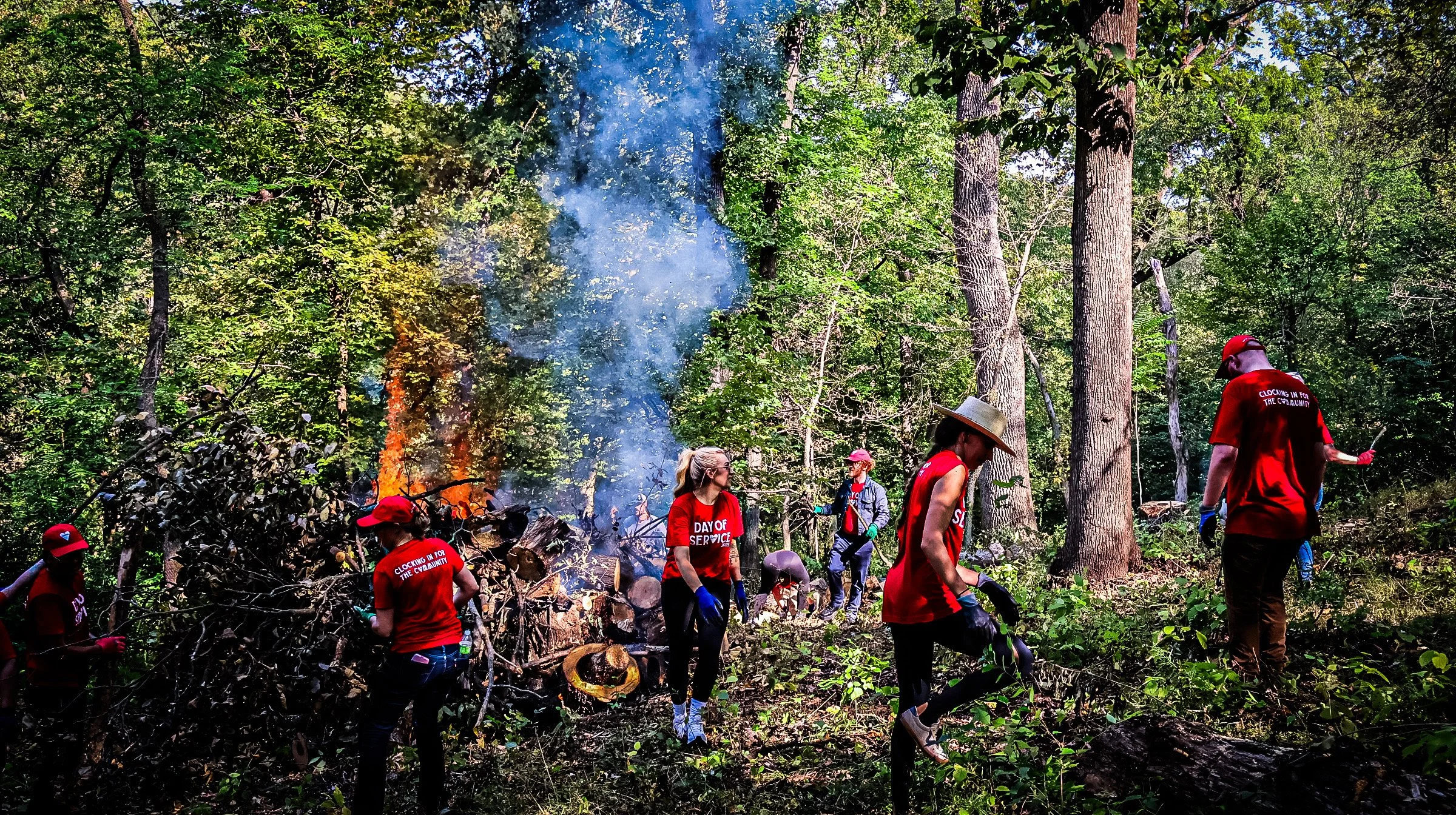 From Cocktails to Controlled Chaos: Bartenders in the Forest.JPG