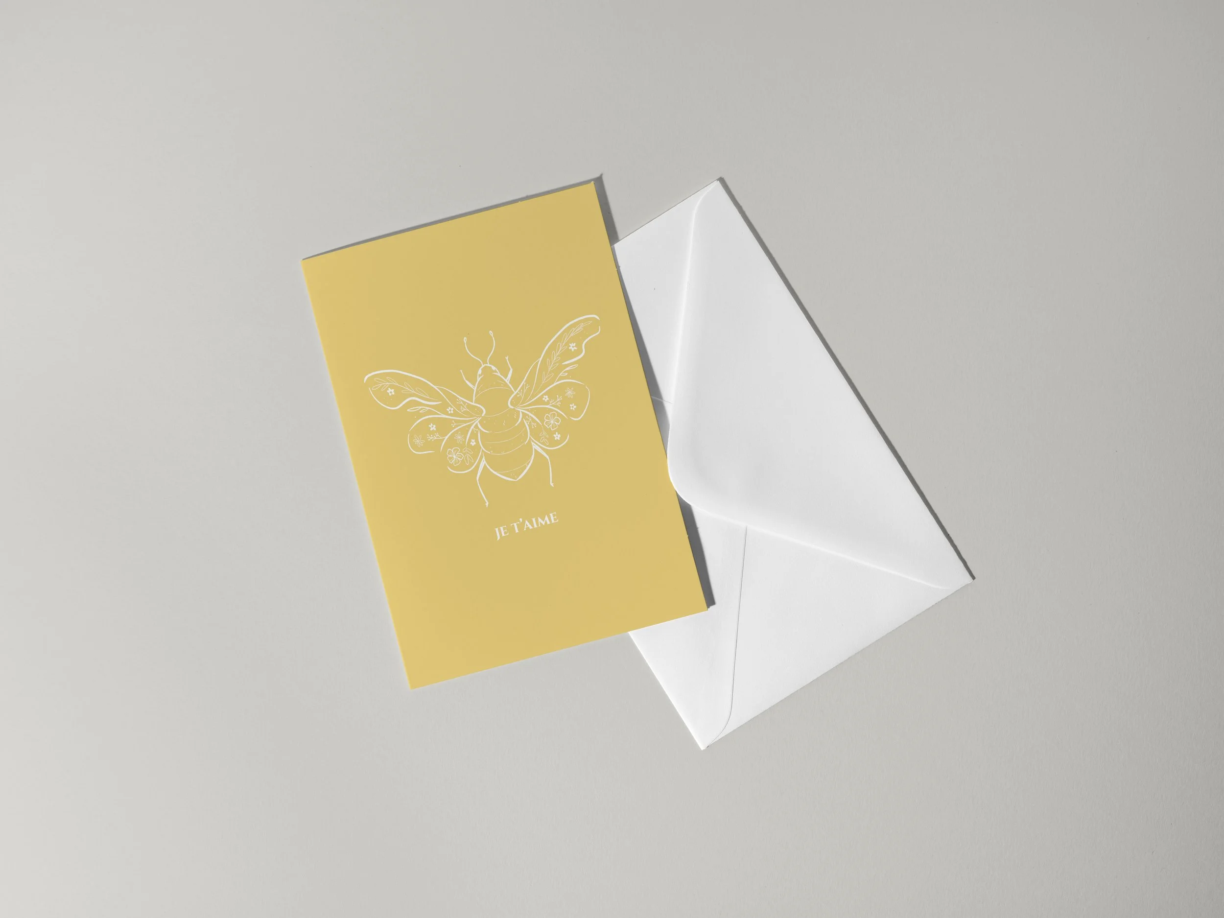 Carte fête des mères - Abeille
