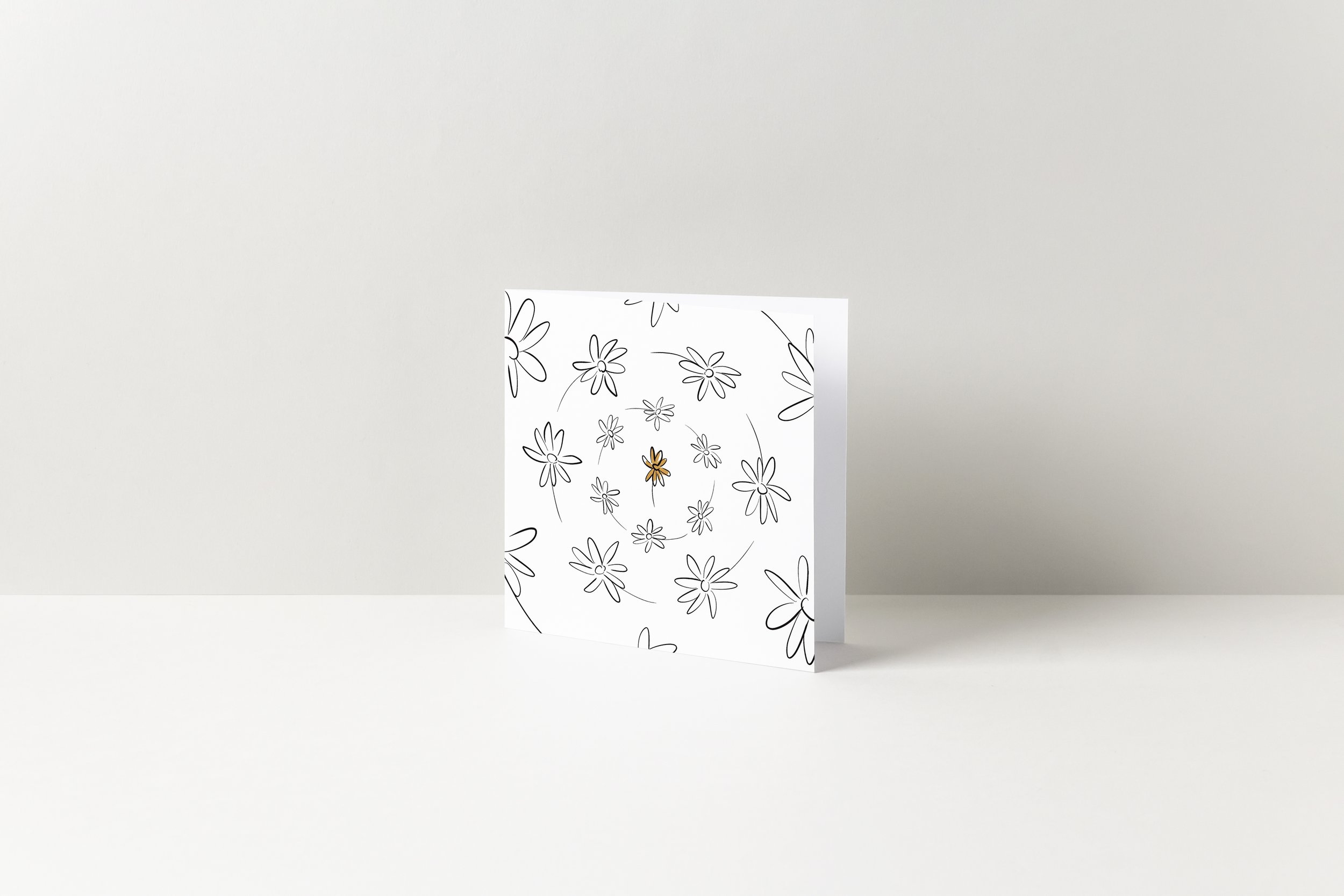 Carte de mariage - Marguerite
