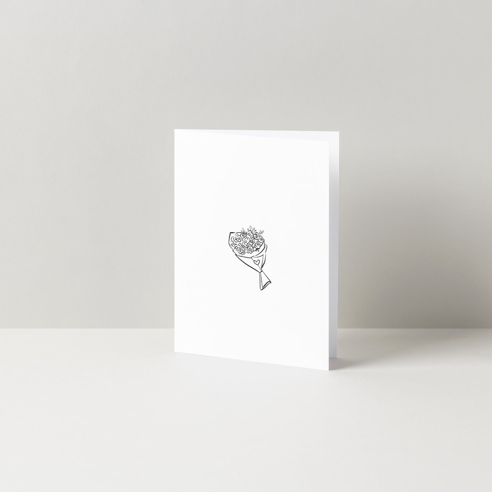 Carte fête des mères - petit bouquet