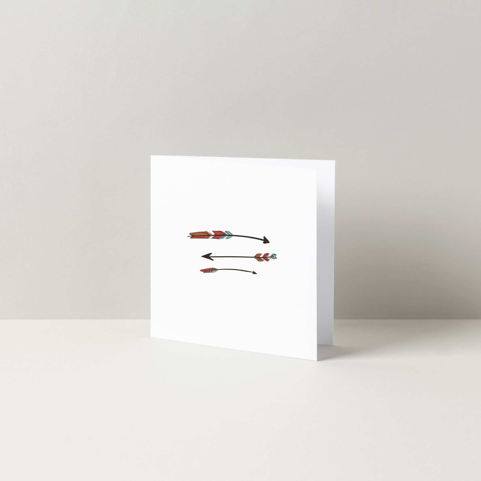 Carte de naissance - Fleches