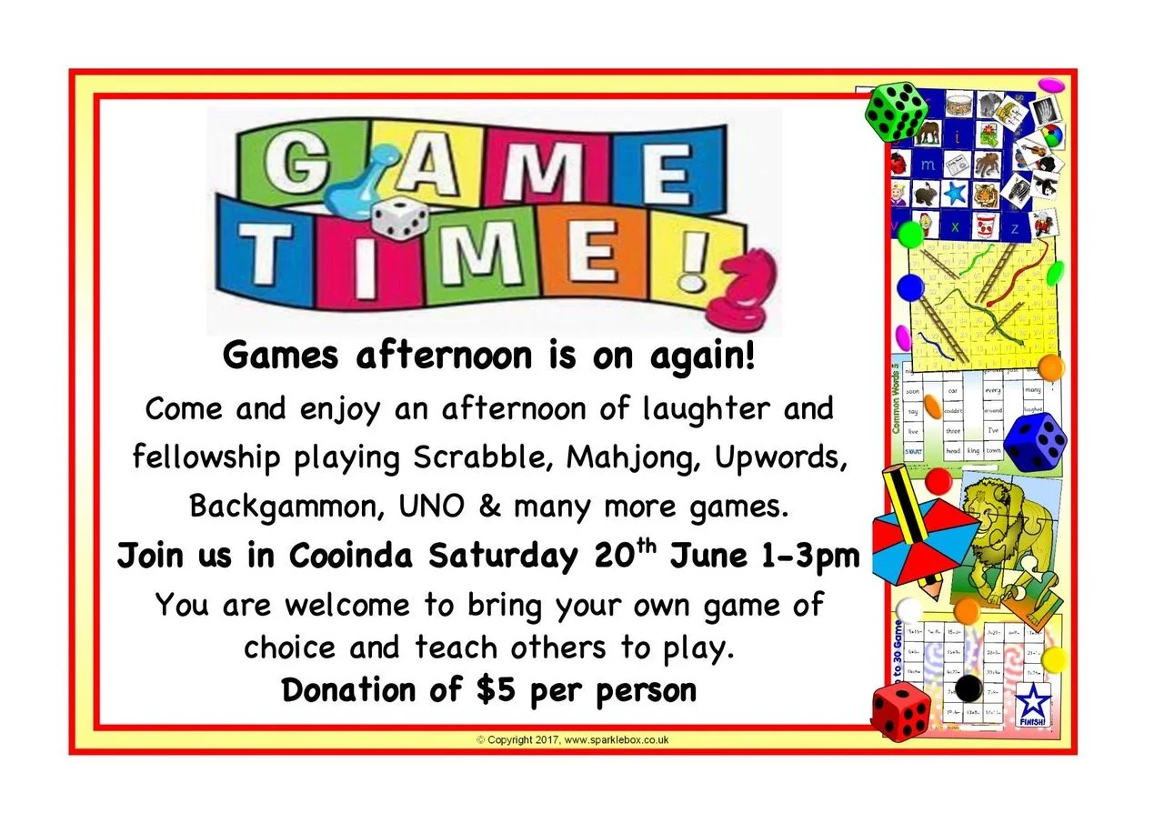 June Games afternoon