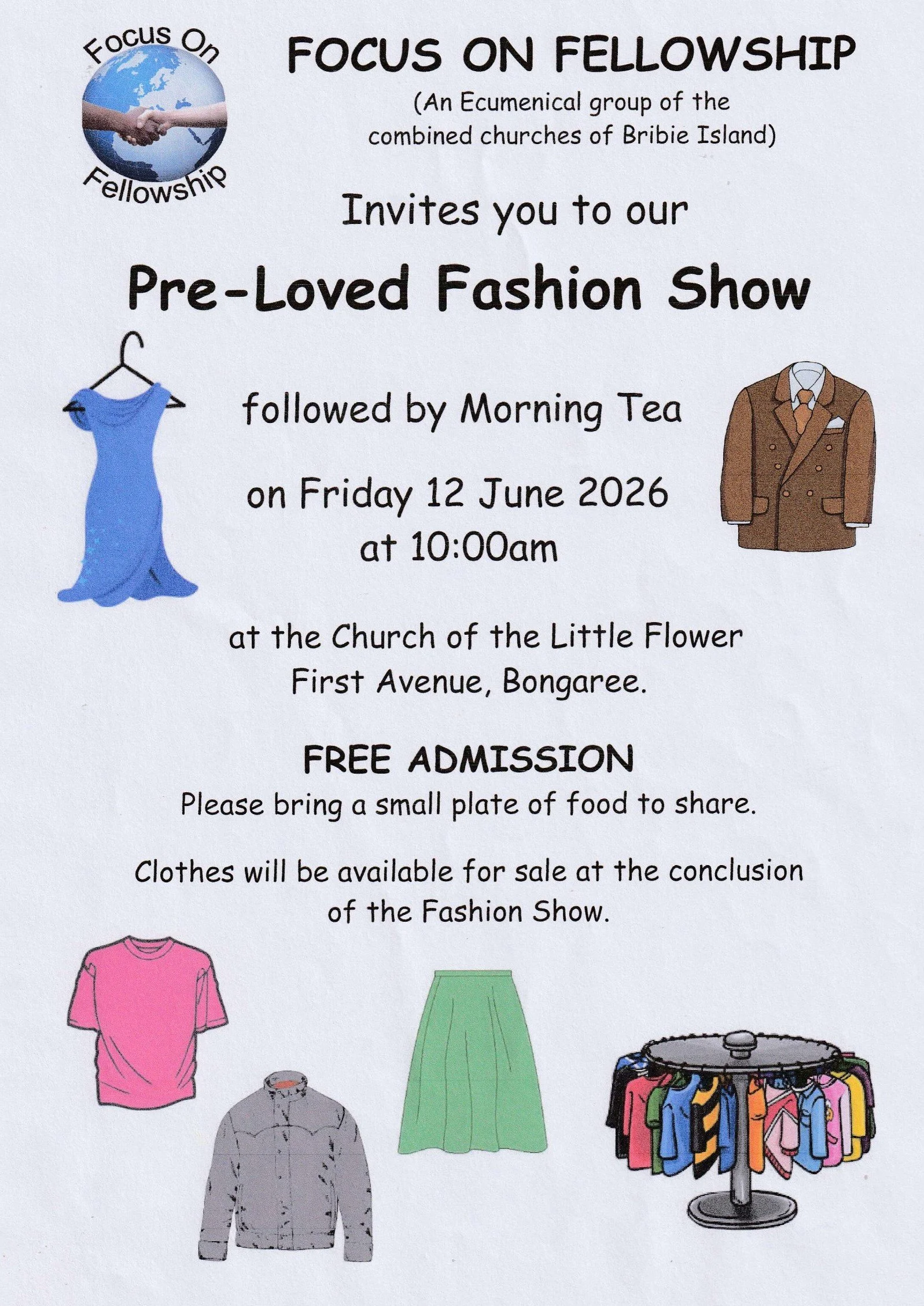 Focus on fellowship - Pre-Loved Fashion