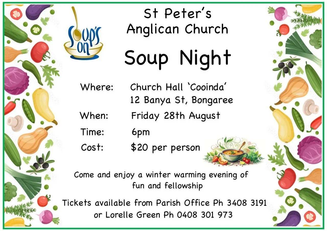 St Peter's Soup Night 2026