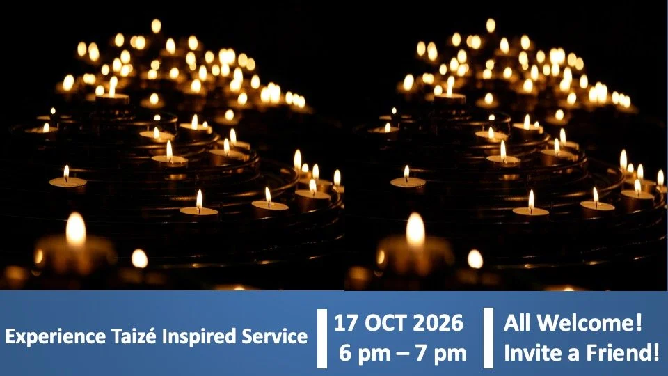 Next Taize service - October  17th