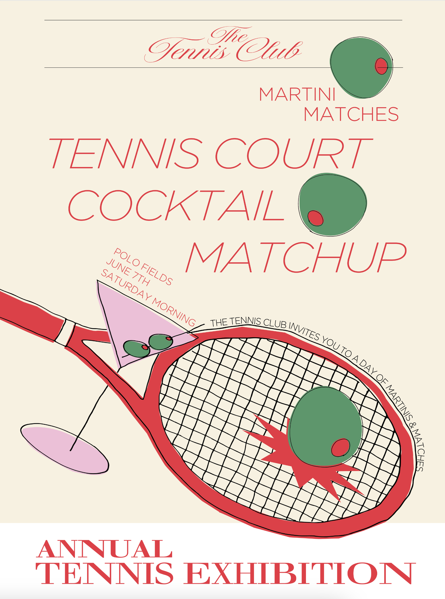 Tennis Club Martini Matchup