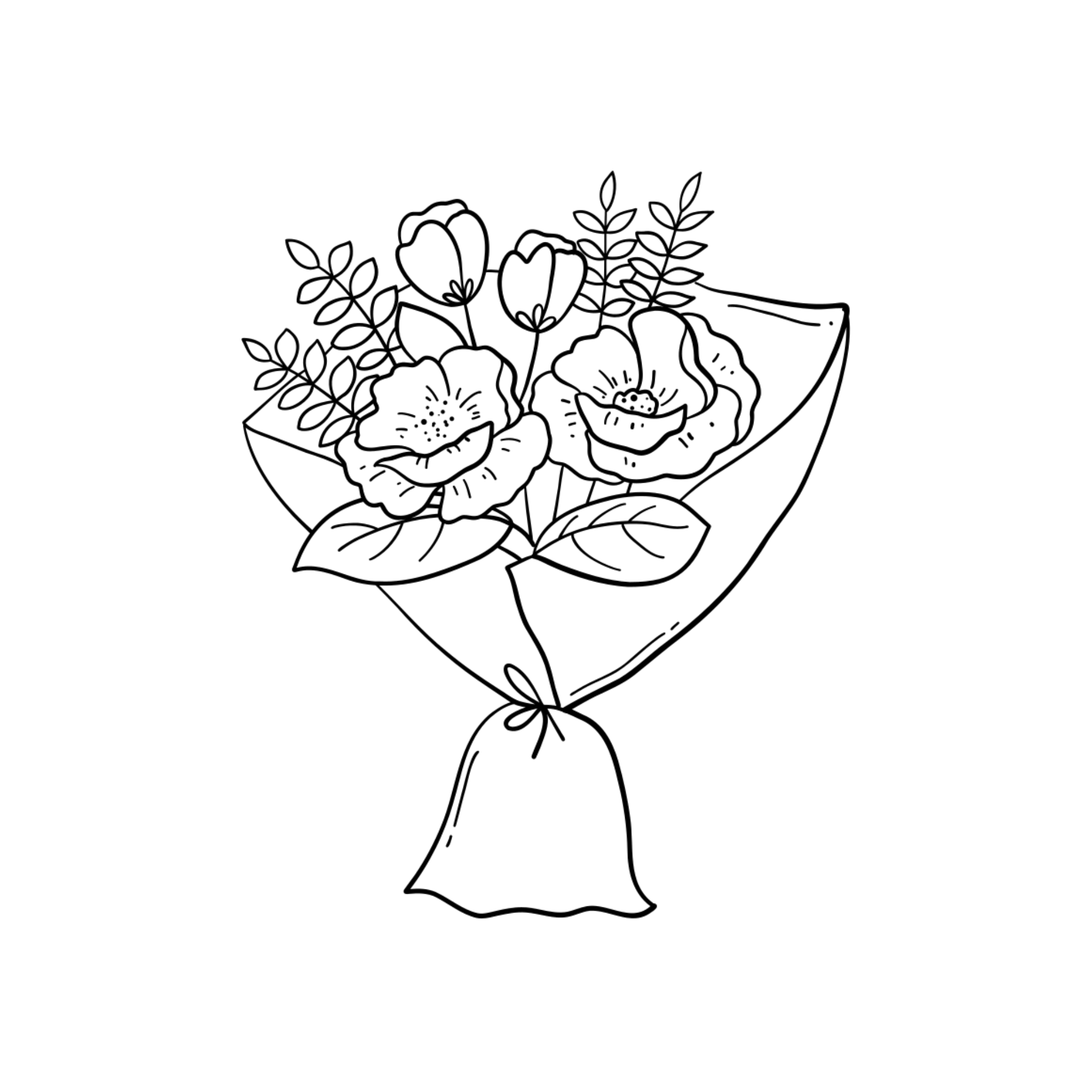 Mothers Day Fresh Floral Wrap