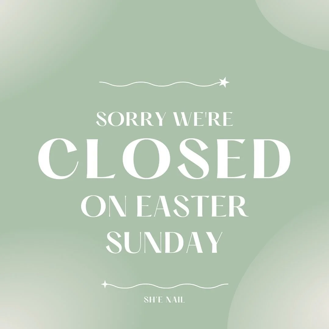 We&rsquo;re closed on Easter Sunday and resume the next day.
