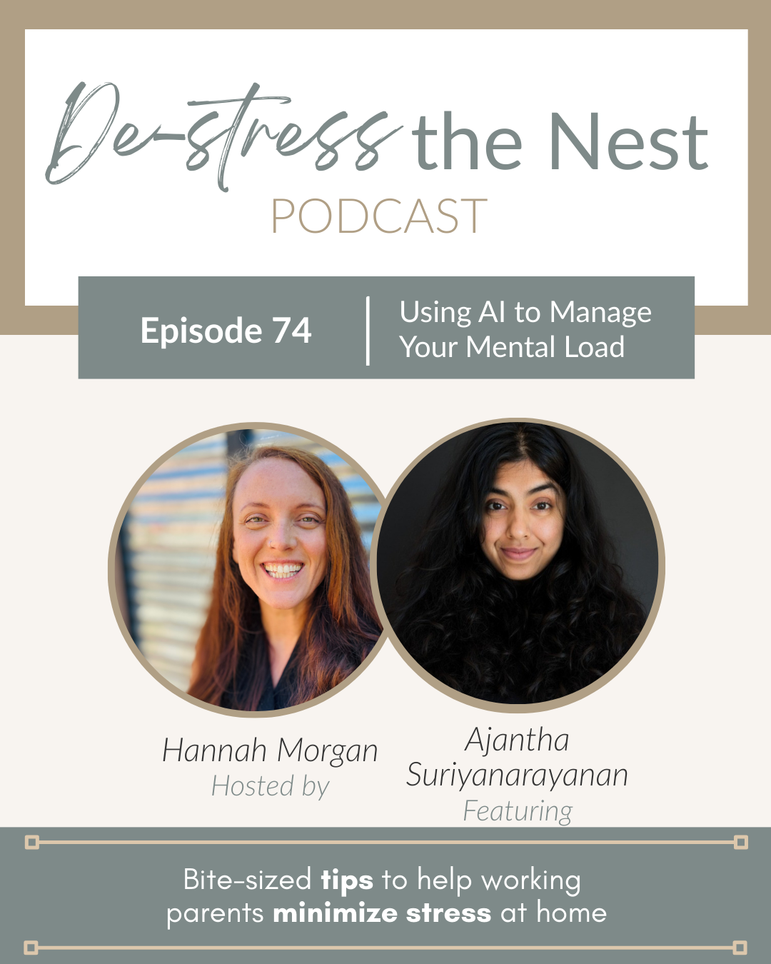 Episode 74 – Using AI to Manage Your Mental Load with Ajantha Suriyanarayanan