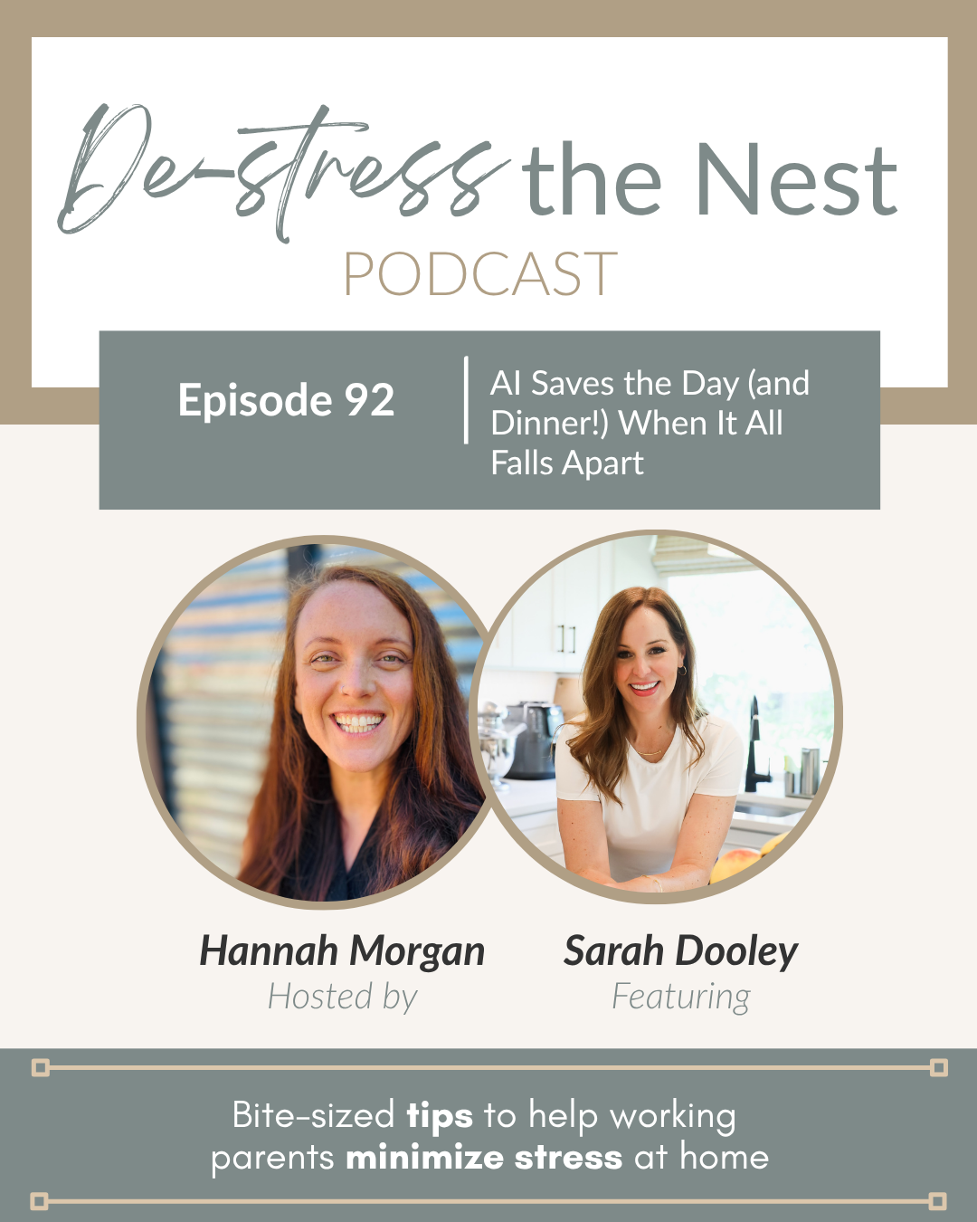 Episode 92 – AI Saves the Day (and Dinner!) When It All Falls Apart with Sarah Dooley