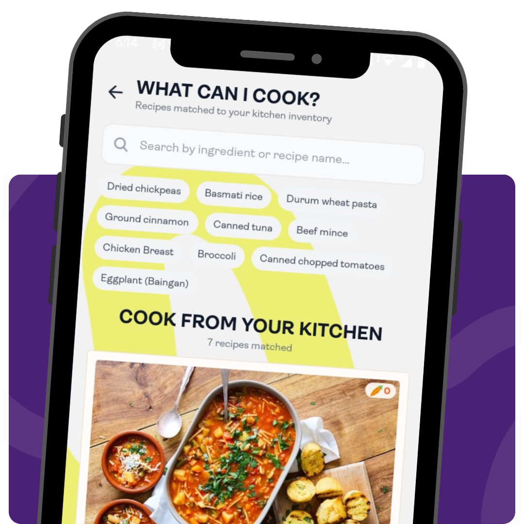 Saveful What can I cook screen