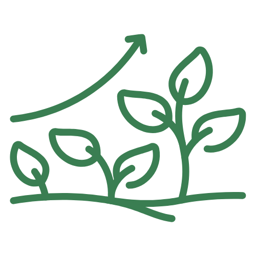 Saveful grow clean icon