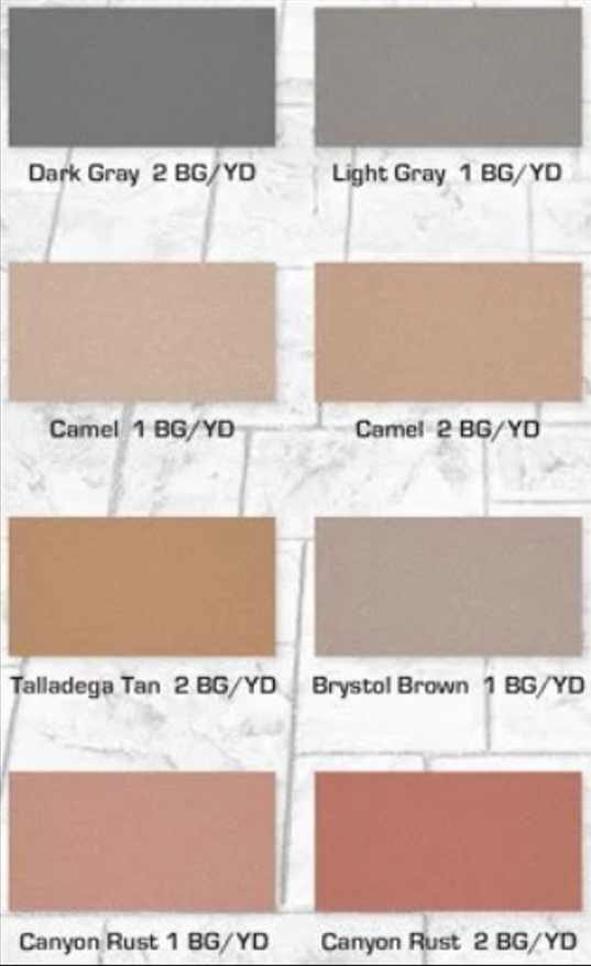 Stamped concrete color options 1