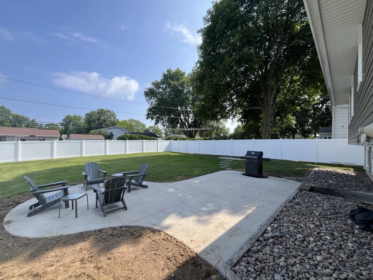 Concrete and hardscape improvements at a Greece, NY home — project photo 1