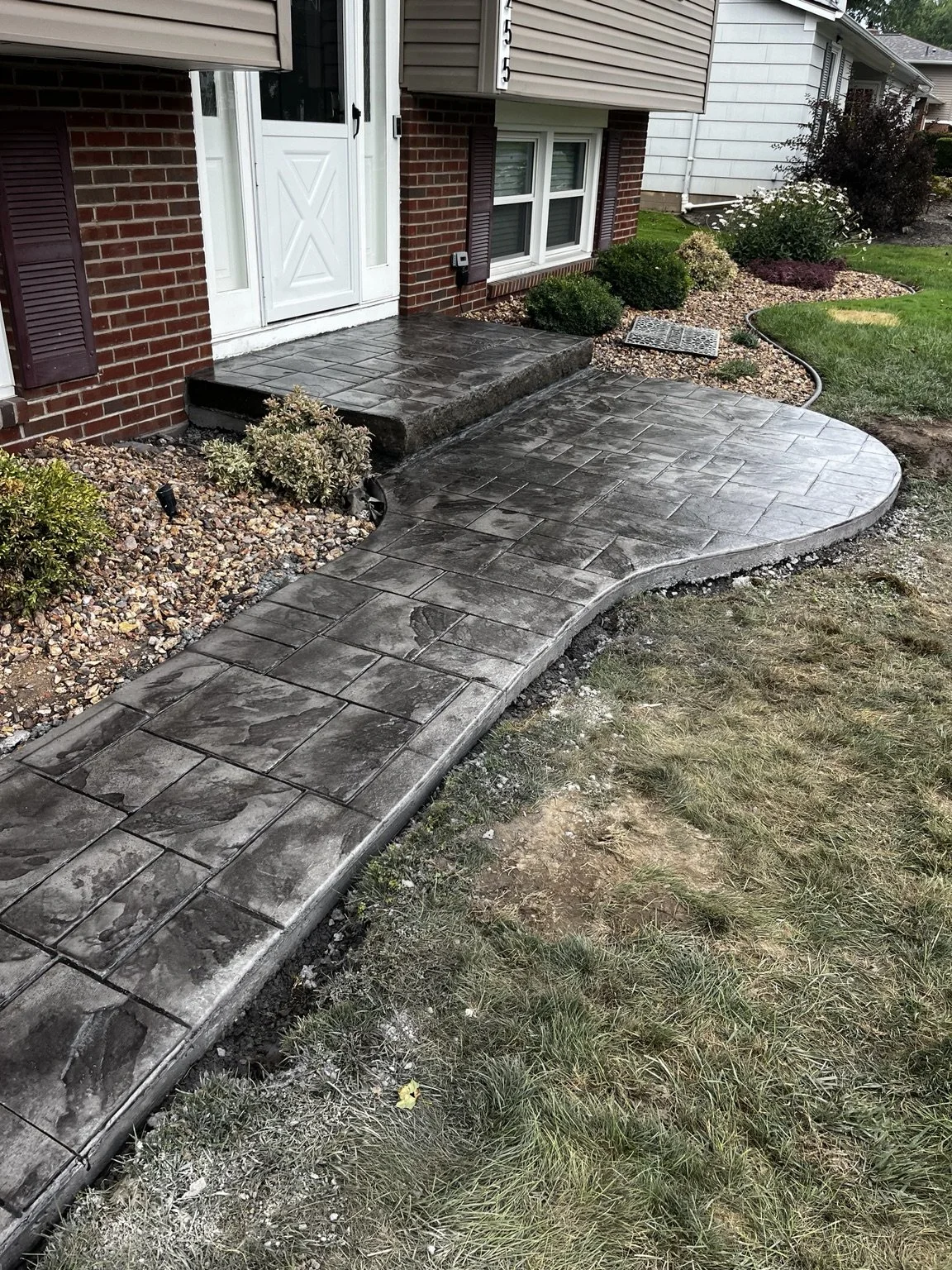Concrete and hardscape improvements at a Greece, NY home — project photo 8