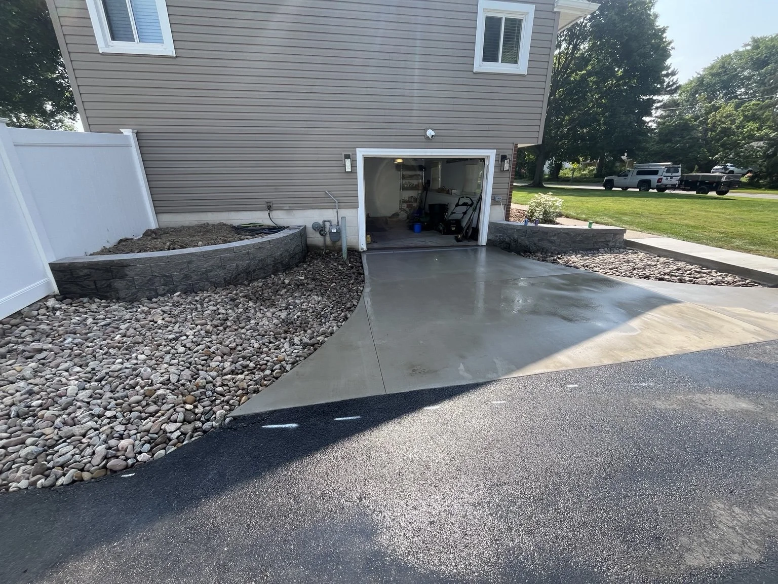 Concrete and hardscape improvements at a Greece, NY home — project photo 2