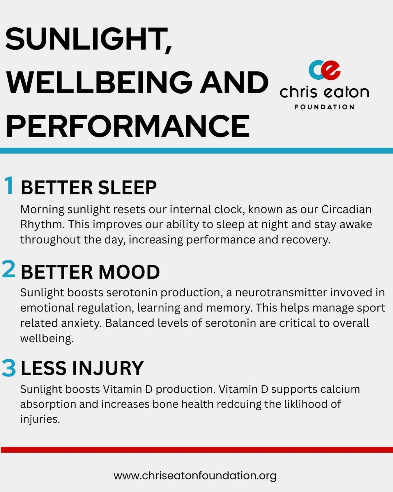 3 ways that sunlight can improve wellbeing and athlete performance! #mentalhealth #wellbeing #athlete