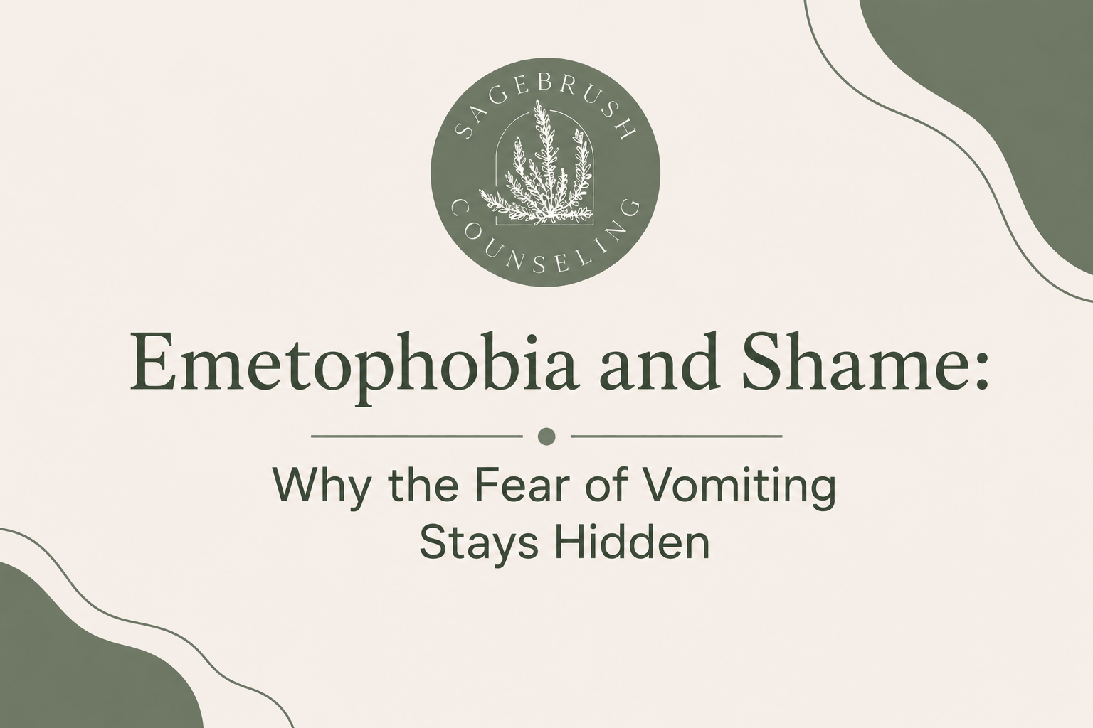 Emetophobia and Shame: Why the Fear of Vomiting Stays Hidden