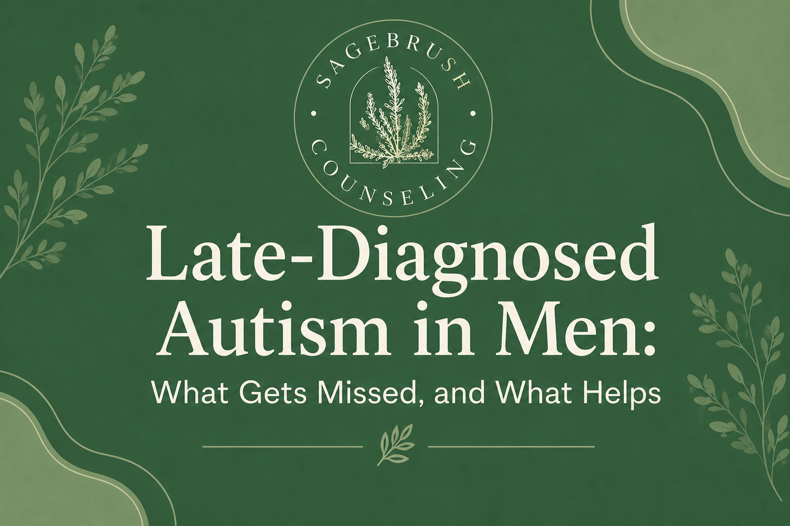 Late-Diagnosed Autism in Men: What Gets Missed, and What Helps