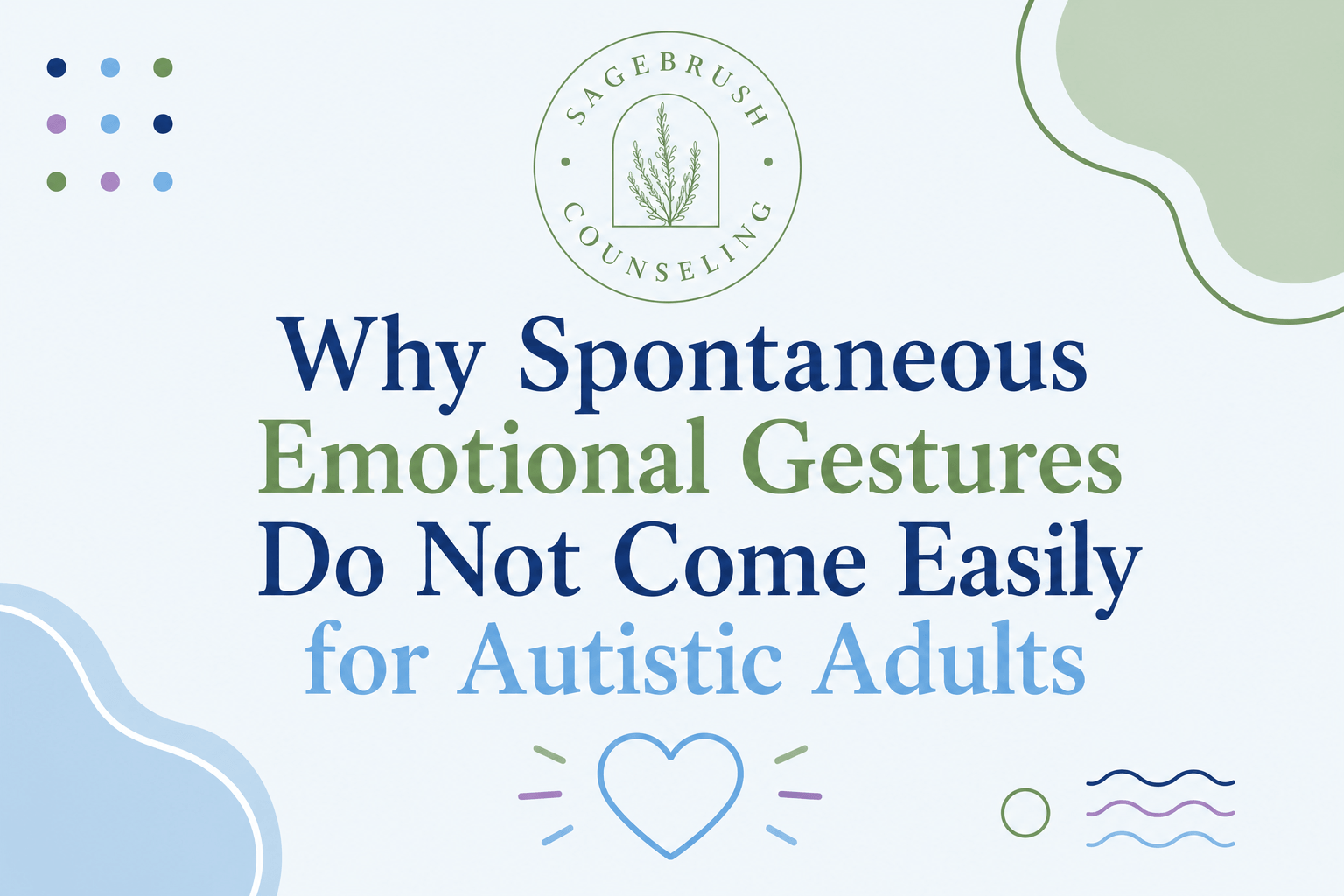 Why Spontaneous Emotional Gestures Do Not Come Easily for Autistic Adults