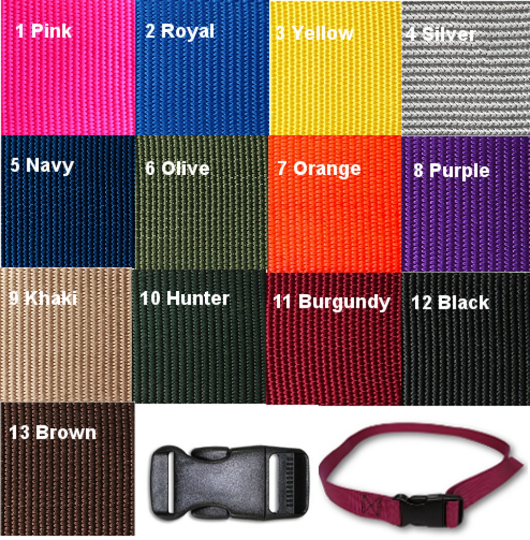 Need a belt? We can make one for you to match your bag!