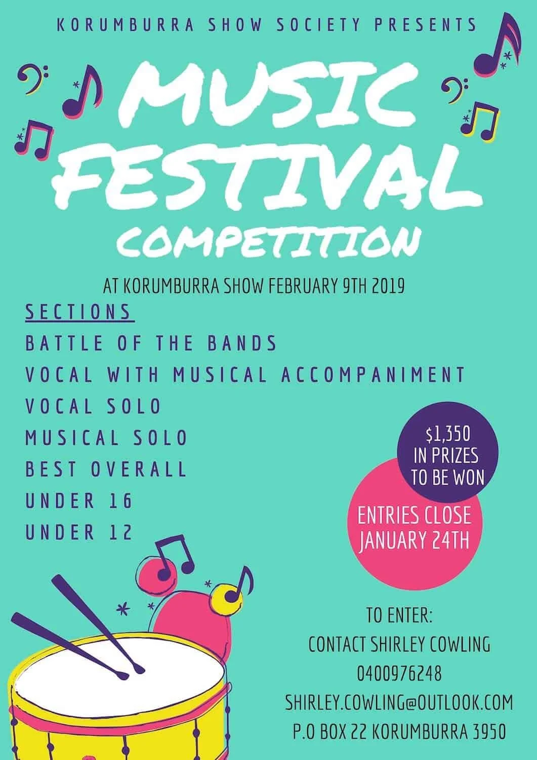 Music Festival Competition Results - 2019