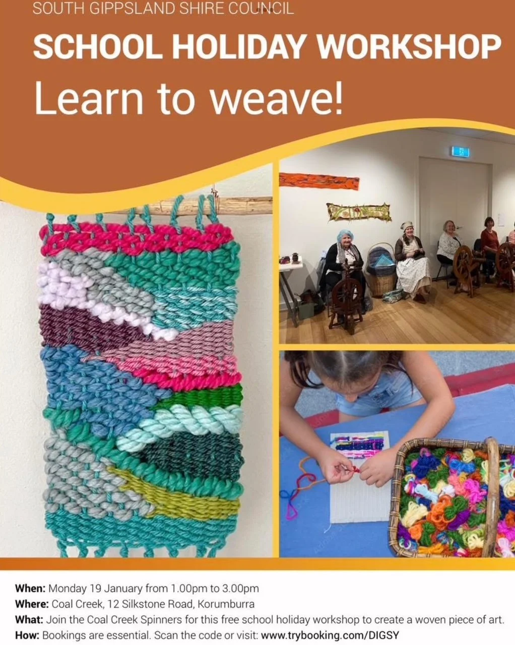 Learn to Weave           School Holiday workshop