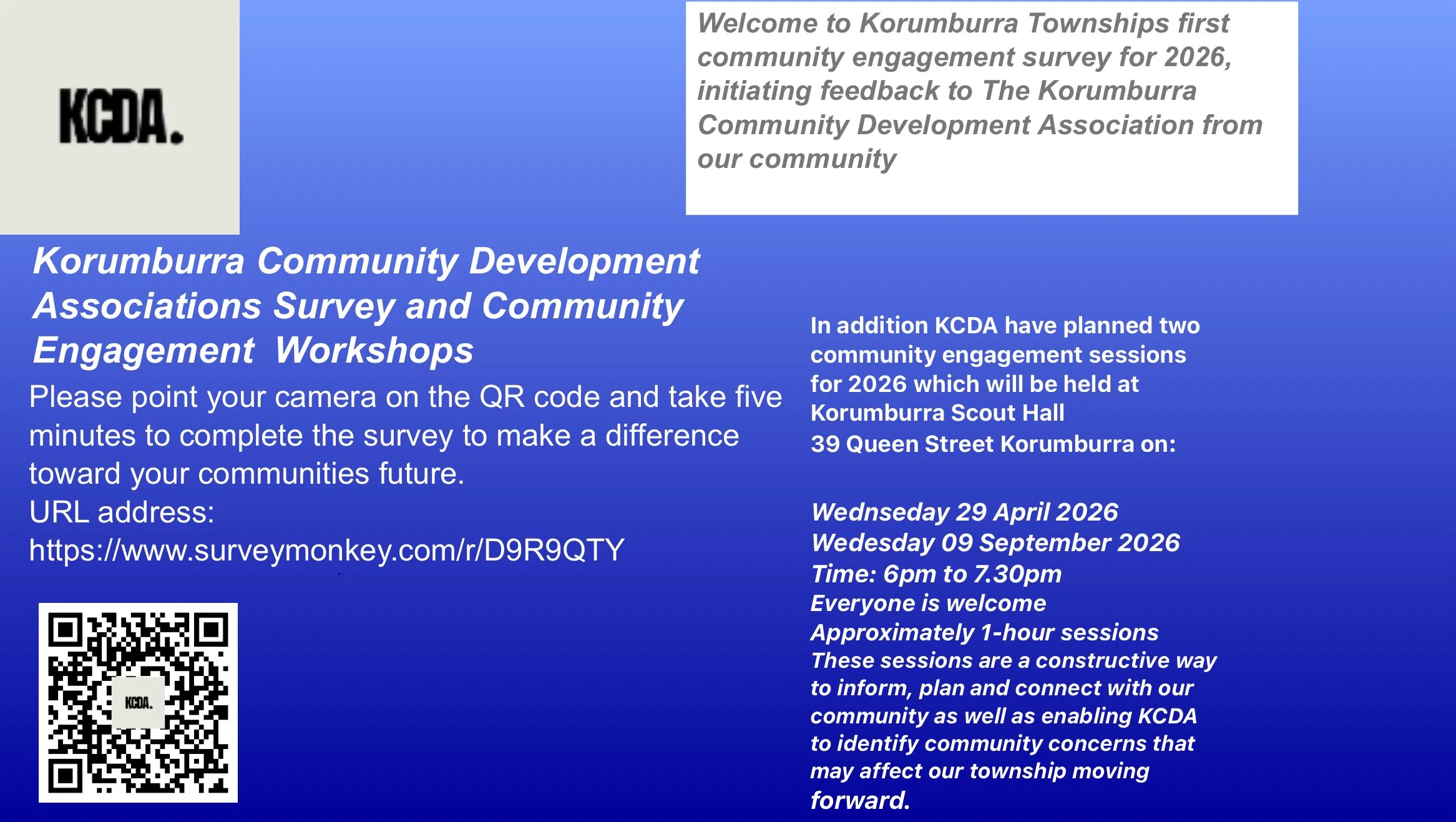 KCDA Community Survey 