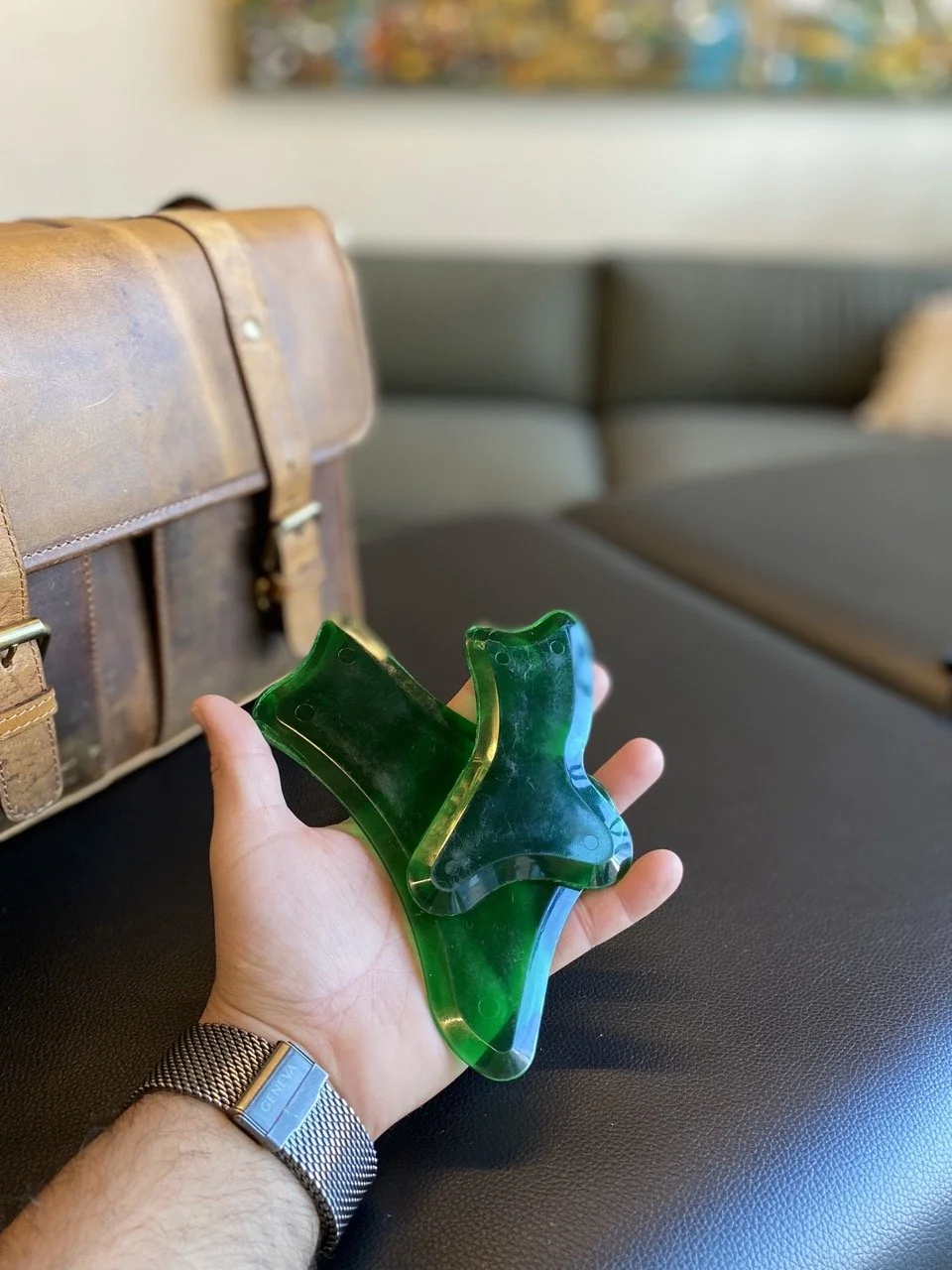 Instrument Assisted Soft Tissue Mobilization (IASTM), or tool assisted soft tissue mobilization, similar to Augmented Soft Tissue Mobilization (ASTYM), and reminiscent of Gua Sha used in Chinese medicine.