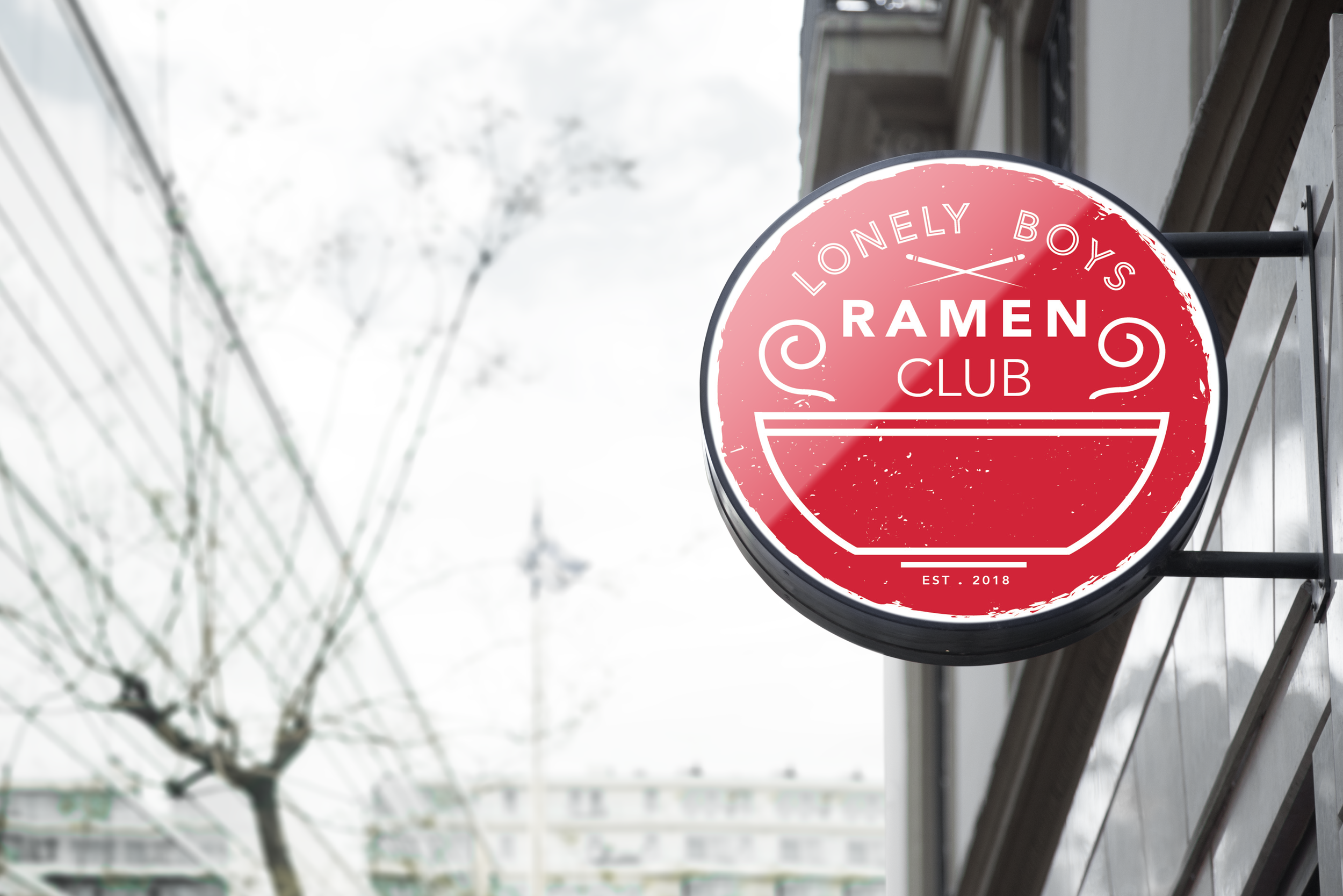 LONELY BOYS RAMEN CLUB:
One of my favorite projects (who doesn't love free ramen), San Francisco's one and only ramen club has beenrocking this logo since 2018.