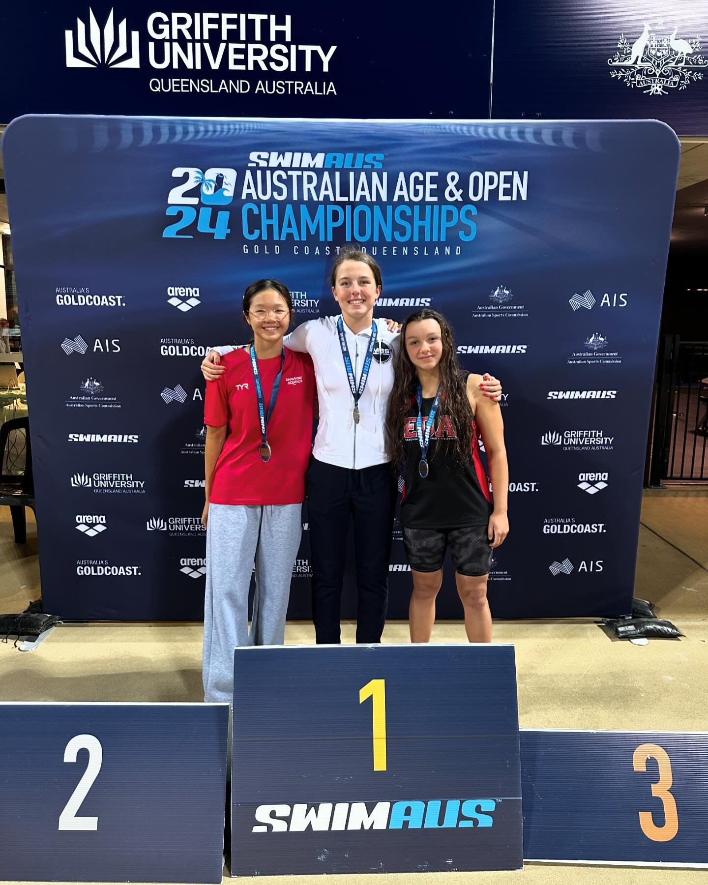Australian Age Championships 🤩
&bull;
Worth the wait! 
Day 9 of the championships and we have our best result at National Level. Congratulations Mia on winning a Bronze Medal in the 14yrs 200m Butterfly in a new PB time of 2.21.79. A time that also 