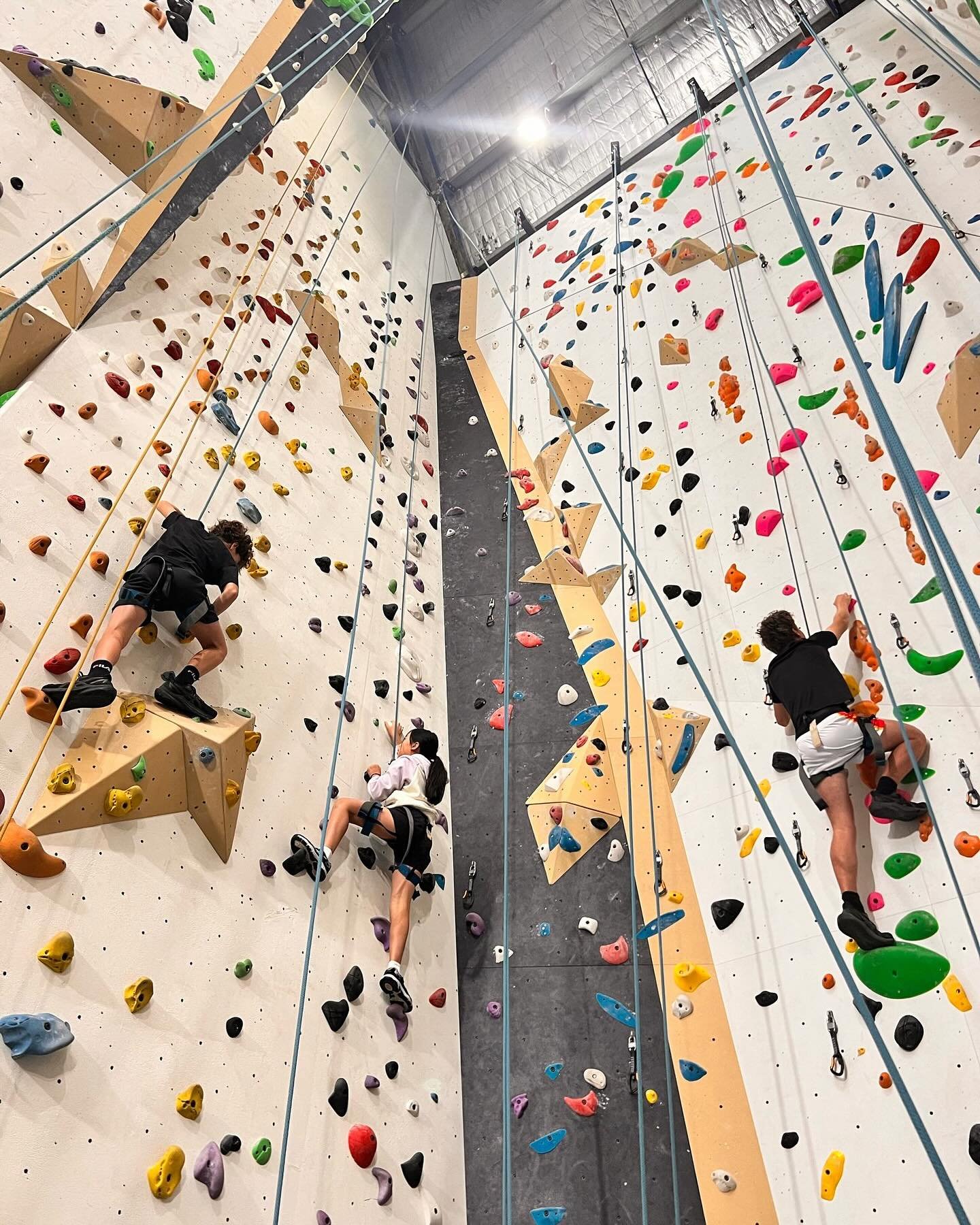 🧗🏼Cliffhanger 🧗🏽‍♀️
•
Today a group of our swimmers headed to @cliffhangerclimbing to take on the tallest indoor rock climbing gym in Aus!