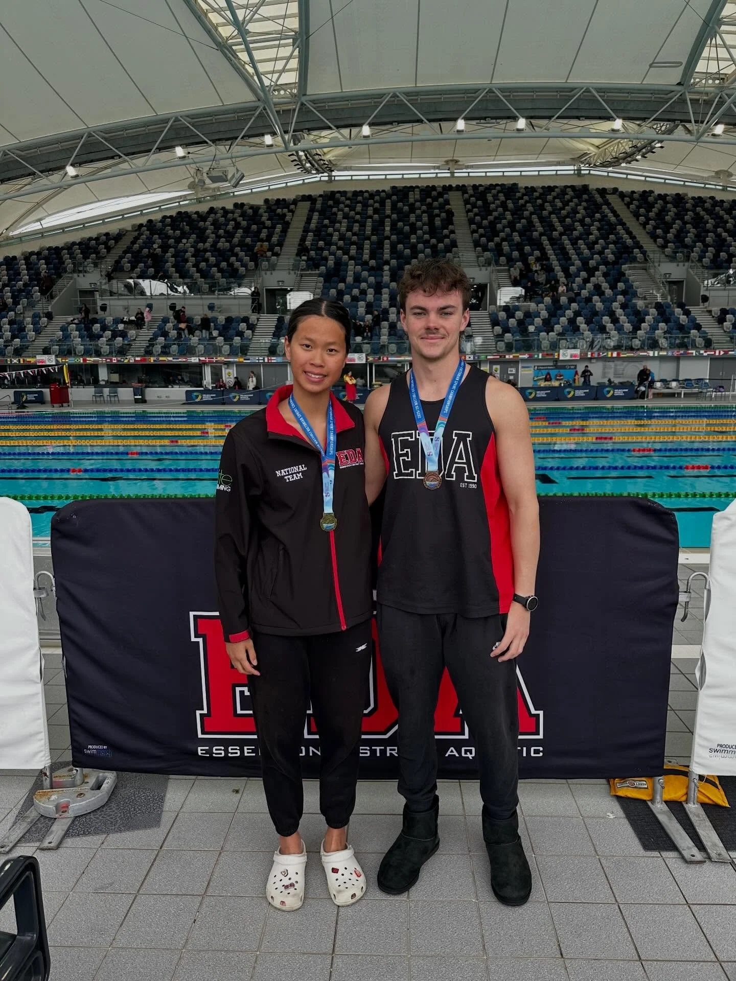 Victorian Sprint Championships
&bull;
Two days of fast racing at Vic Sprints!
Congratulations to the following swimmers on their Top 10 results:
50m Butterfly
Hunter - 🥉 (PB 🌟)
Megan - 4th (PB 🌟)
Indy - 4th 

50m Backstroke 
Megan - 🥇
Indy - 4th

