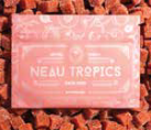Pink packaging labeled 'New Tropics'