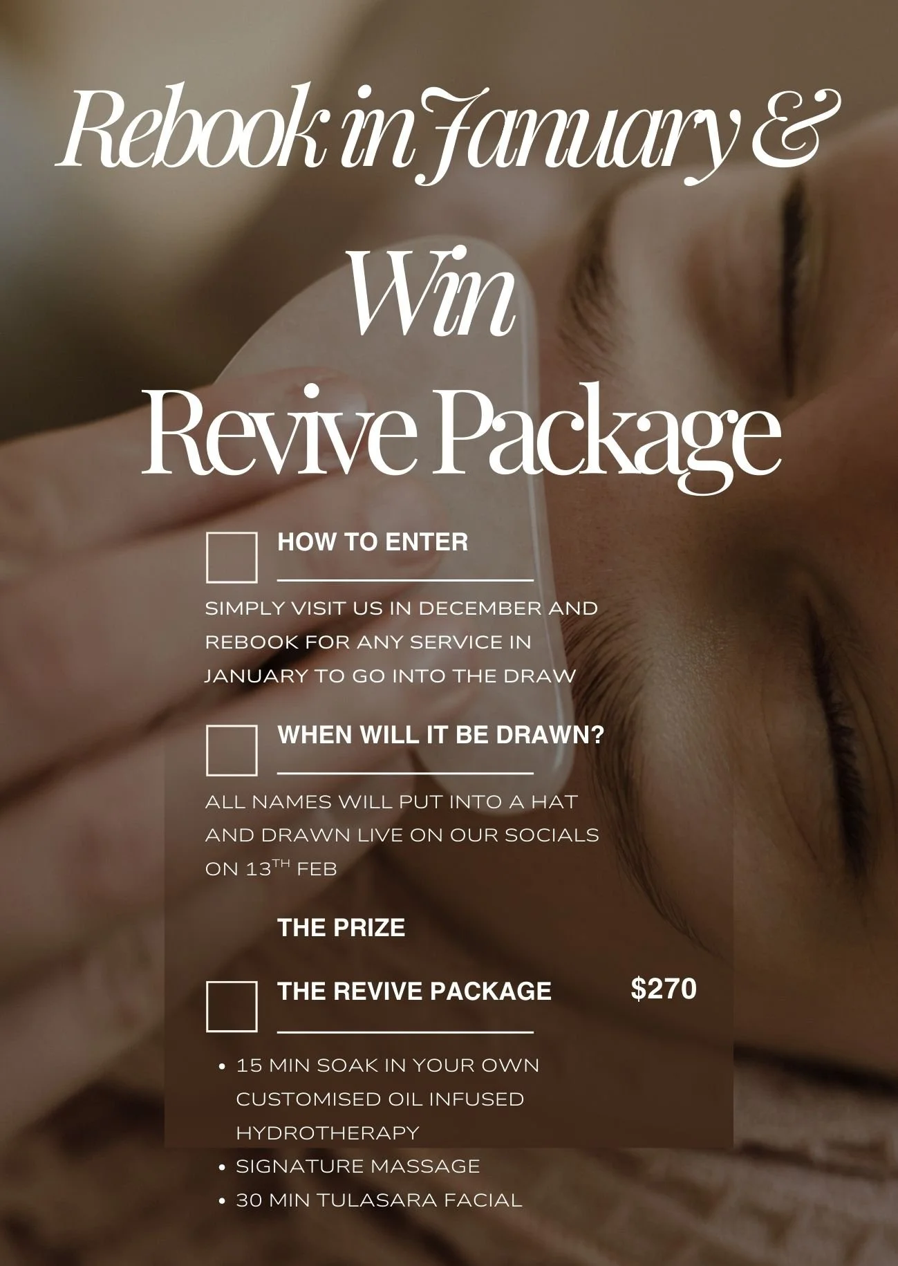 Book, Rebook &amp; Win at Mien! ✨