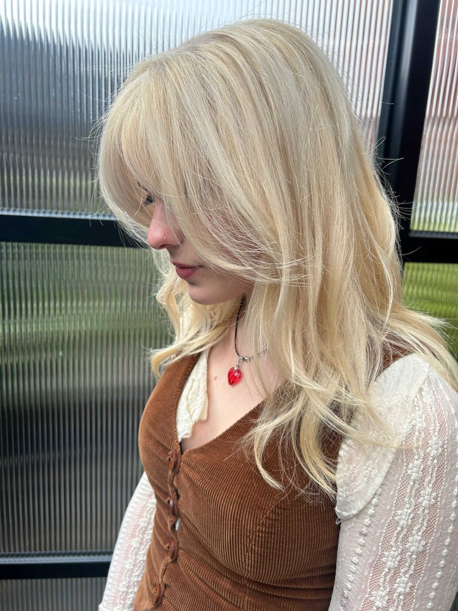 “Summer blonde highlights and dimensional colour by the Mien Salon colour team in Fitzroy North, Melbourne.”