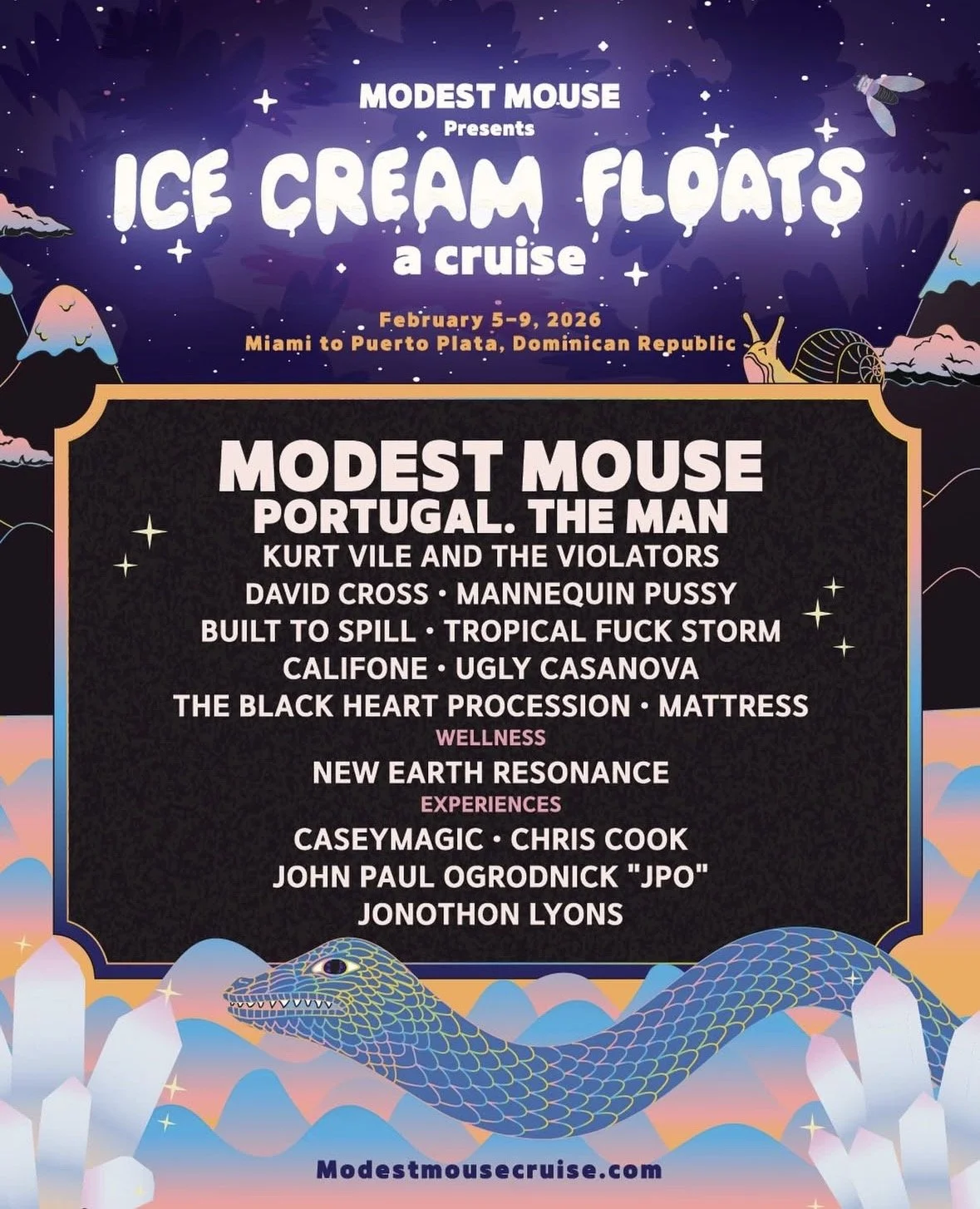 Modest Mouse Cruise: Ice Cream Floats