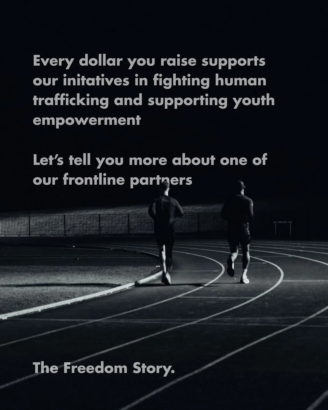 When you know where your funds go, your impact feels real. Every dollar has a story, make yours count! @thefreedomstory 
#humantraffickingprevention #charity #fundraising #running #strava #impact #freedomchallenge