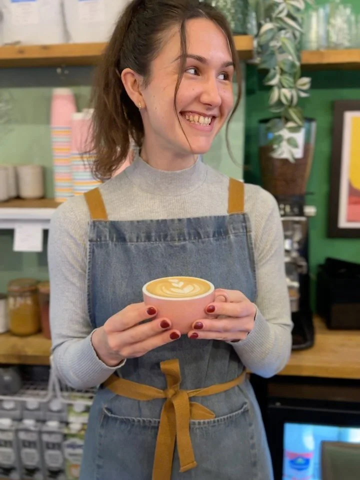 Meet Anna ☕️🧘&zwj;♀️ (I KNOW you all know her).

Anna joined us as a full-time keyholder&hellip; and somewhere along the way became one of those proper baristas who can handle the chaos, nail your flat white, and still be lovely at 8:31am.

You migh